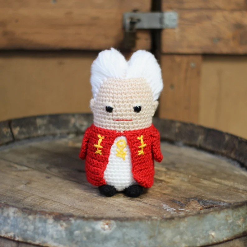 Amigurumi Drácula de Bram Stoker