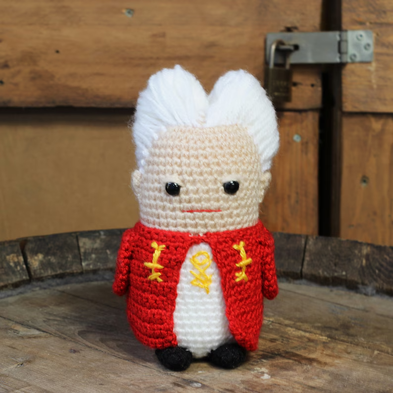 Amigurumi Drácula de Bram Stoker