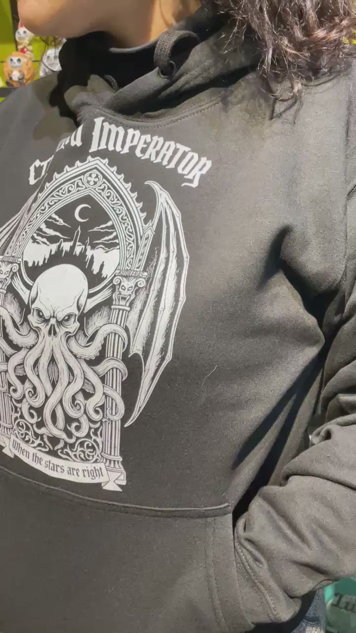 Black Hoddie "Cthulhu imperator"
