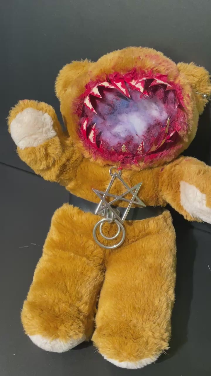 No-faced teddy bear - Unique piece