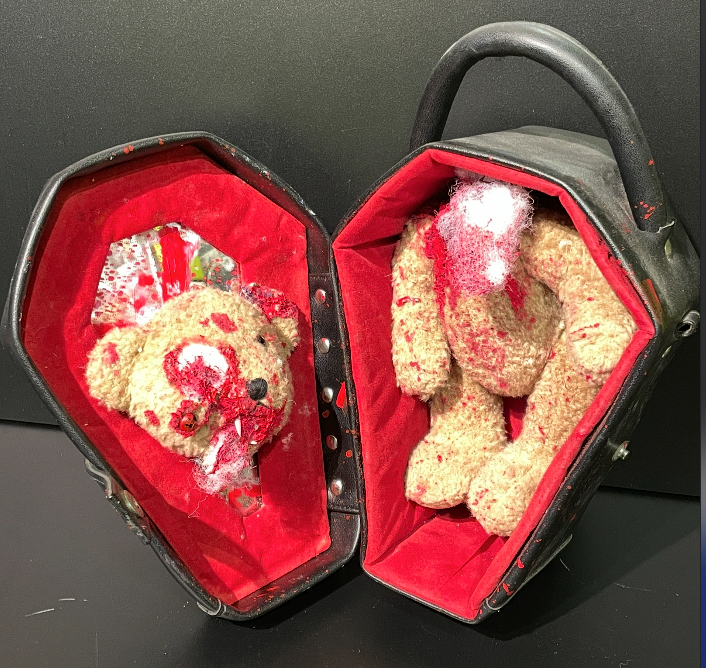 Decapited vampire teddy bear - Unique piece