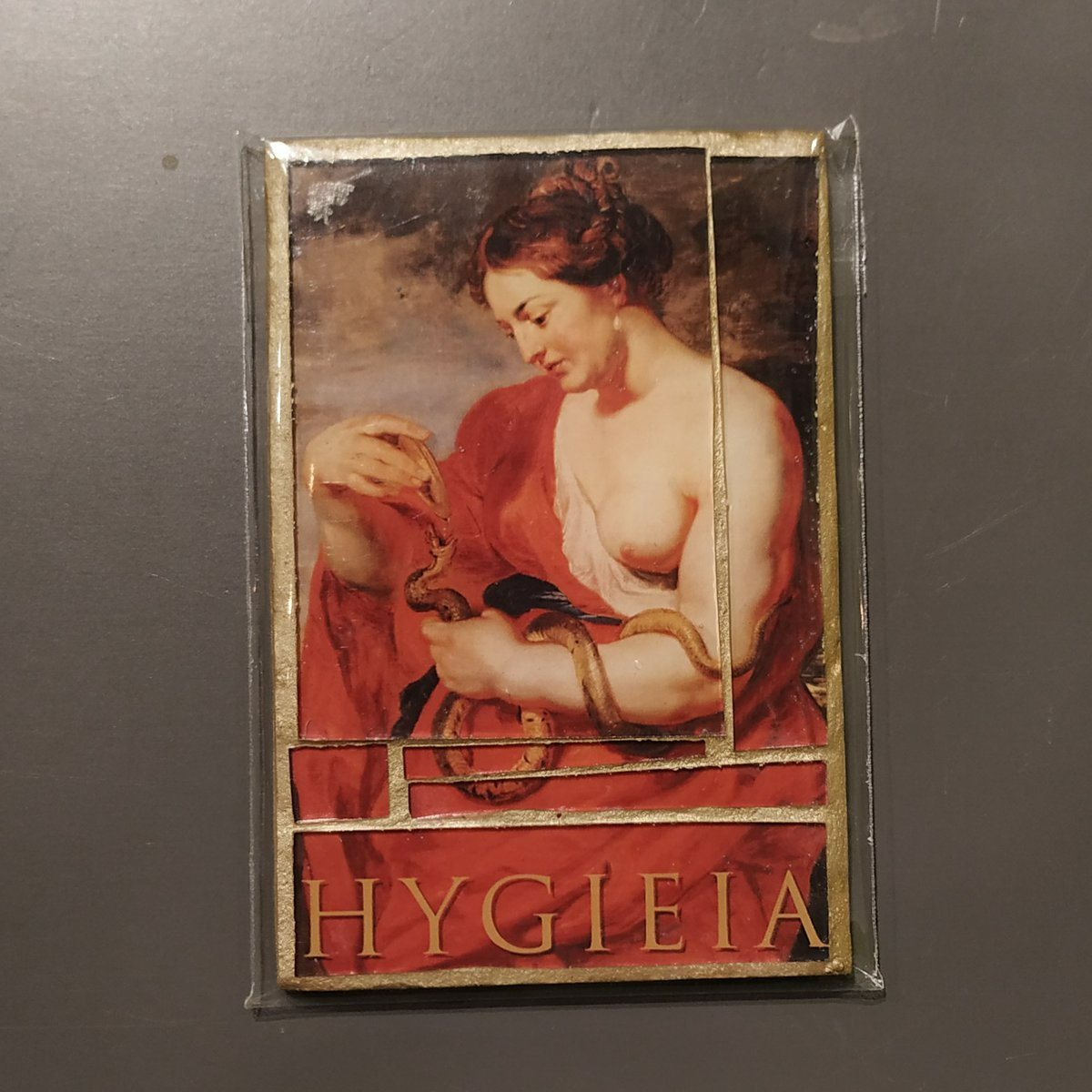 Imán mosaico de vidrio "Hygieia"