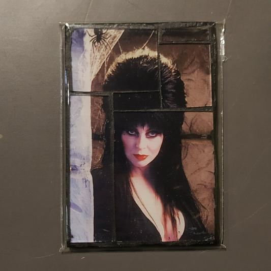 Glass mosaic magnet  "Elvira"