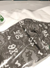 Load image into Gallery viewer, Cat mask meow skull kitty Reusable with filter pocket