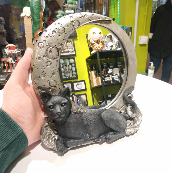 Cat Moon Mirror