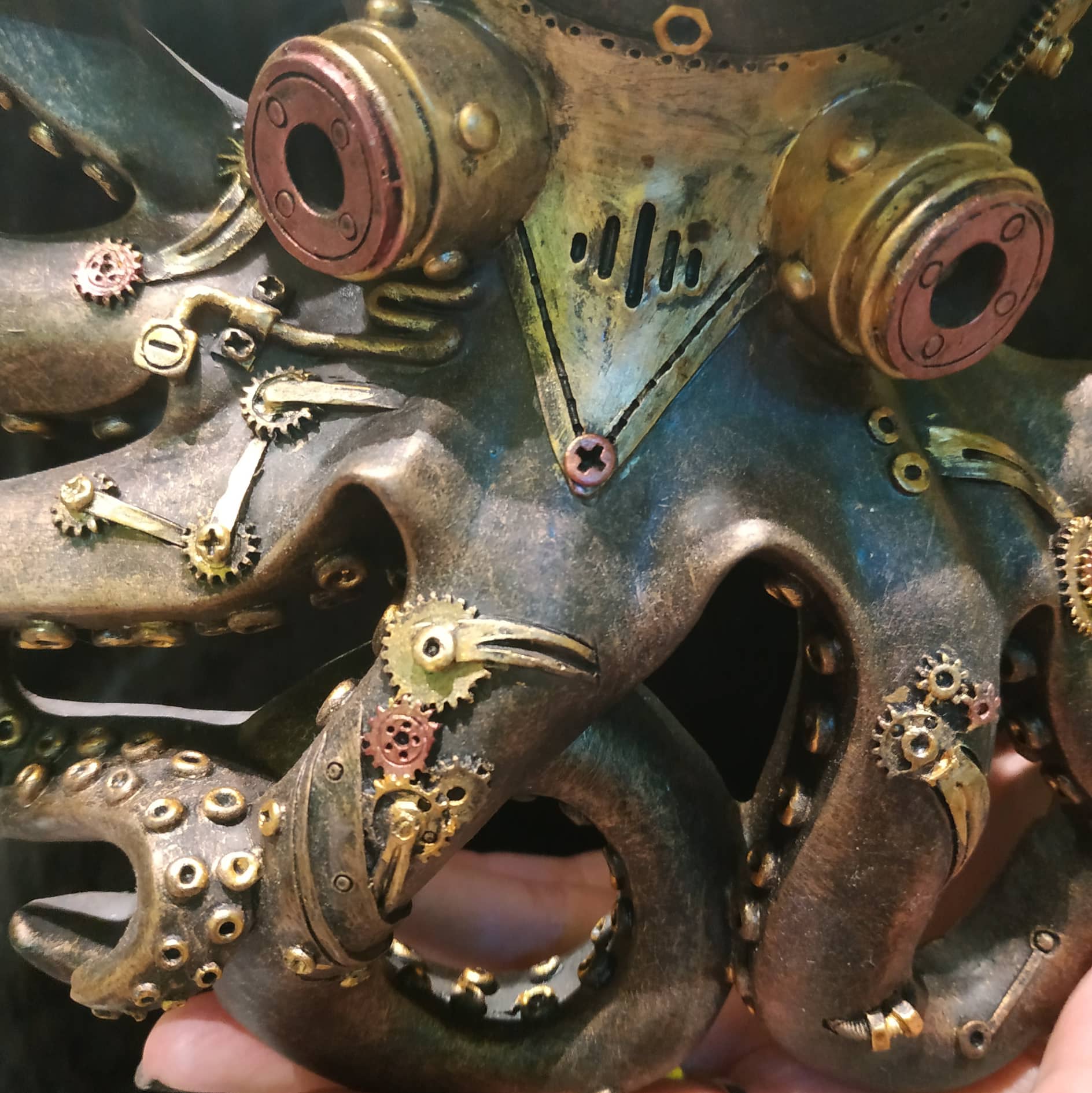 Steampunk Octopus Clock