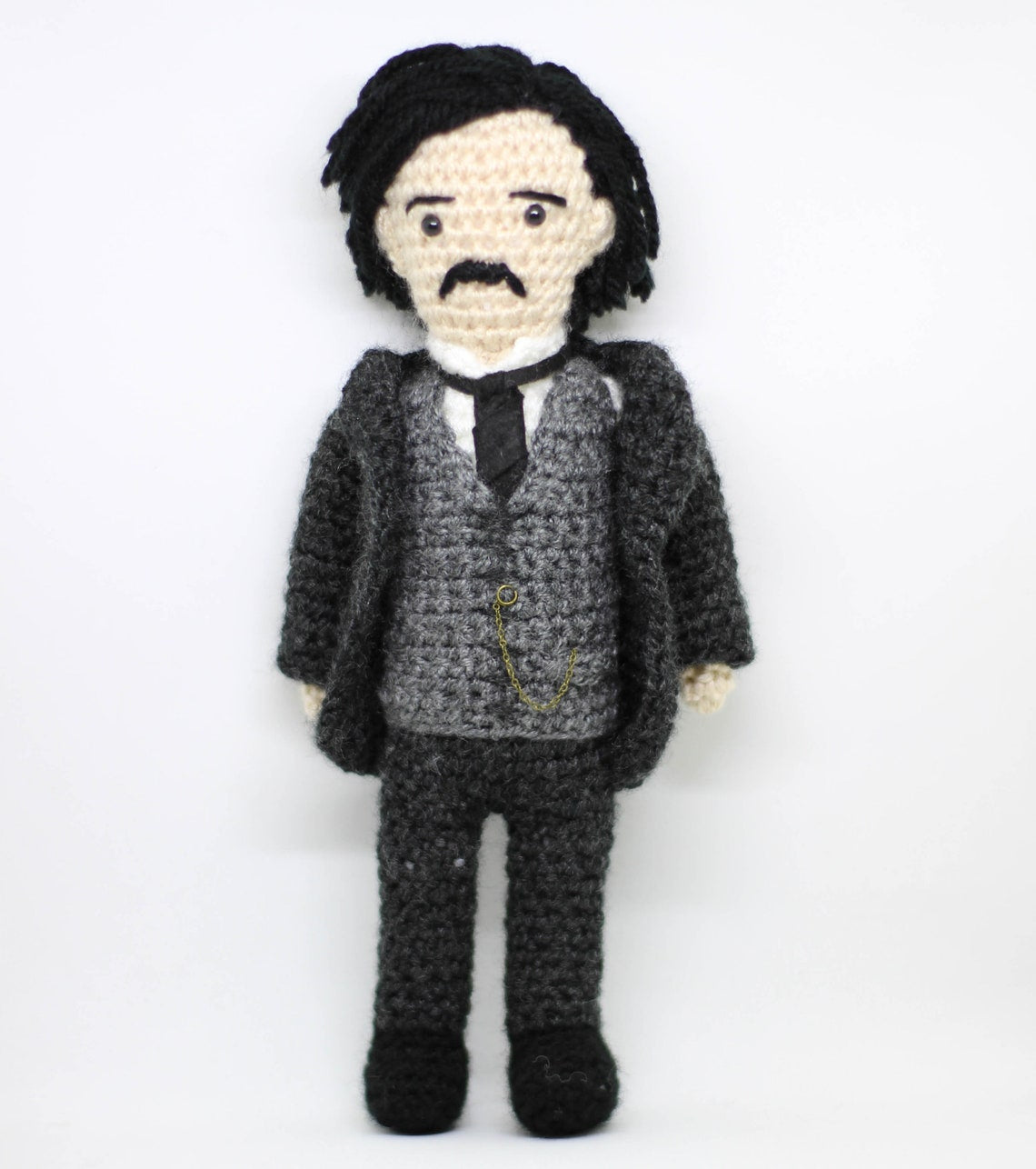 Edgar Allan Poe Wool doll