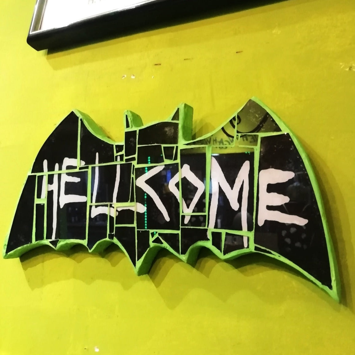 Wall Mosaic "Hellcome Bat"