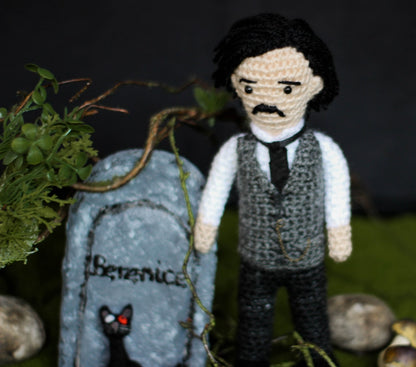 Edgar Allan Poe Wool doll