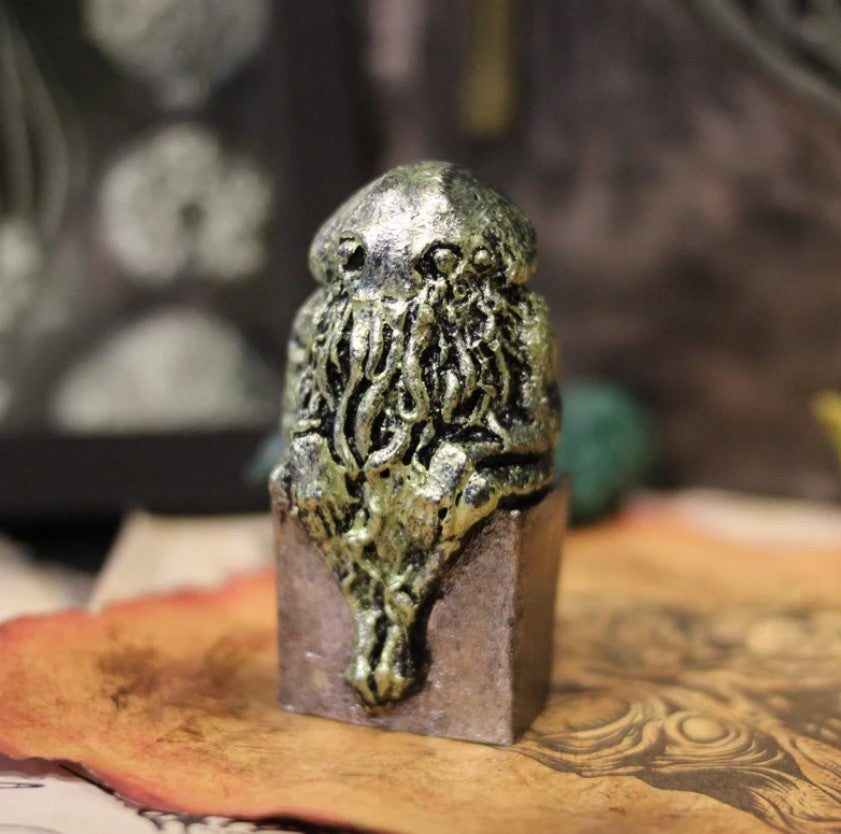 Handmade Cthulhu idol figure
