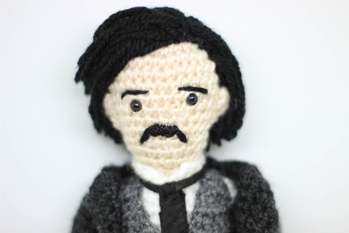 Edgar Allan Poe Wool doll