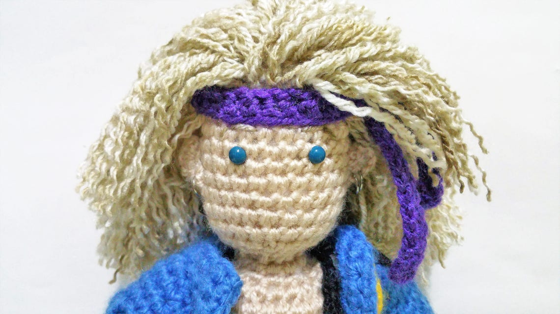 Bon jovi  Wool Doll