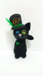 Black Steampunk Cat