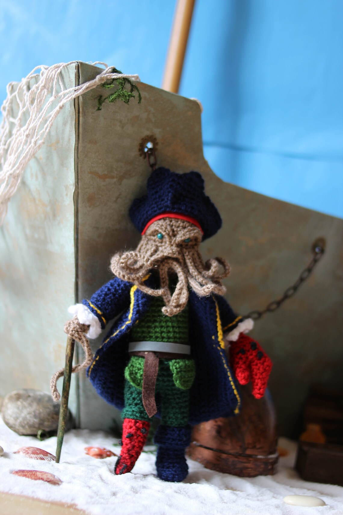 Davy Jones Wool Doll
