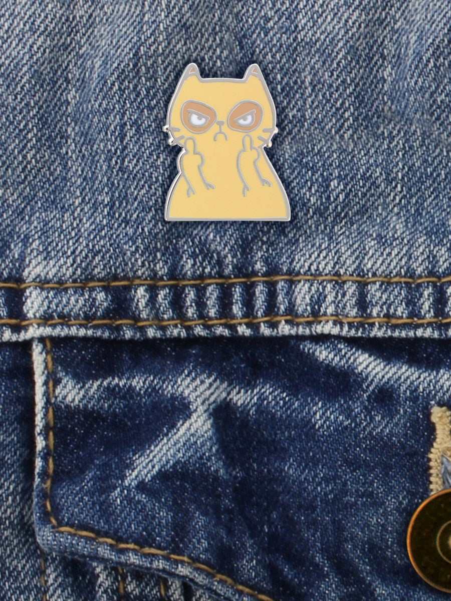 Muther Fluffer Pin Badge