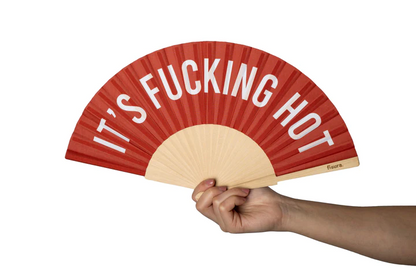 Hand Fan "Fucking Hot"
