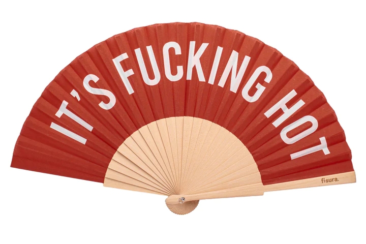 Hand Fan "Fucking Hot"