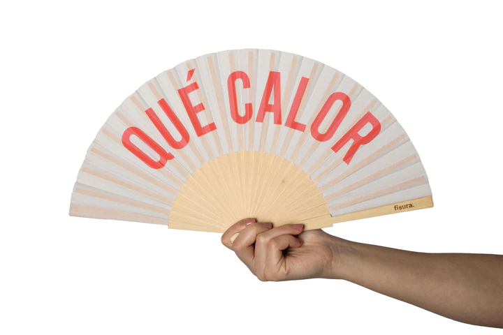 Hand Fan "Que calor"