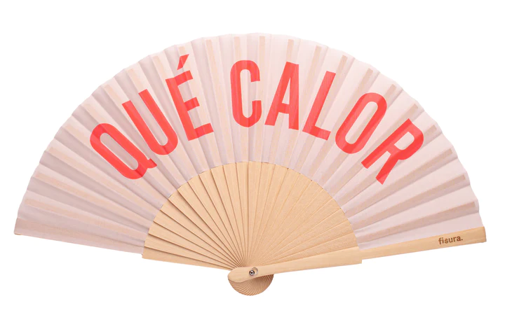 Hand Fan "Que calor"
