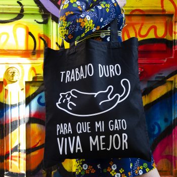 Tote bag "Trabajo duro..."