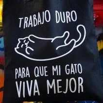 Tote bag "Trabajo duro..."