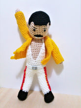 Load image into Gallery viewer, Freddie Mercury With Yellow Jacket Wool Doll