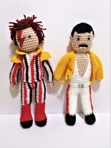 Mercury and bowie wooldoll by Kutuleras