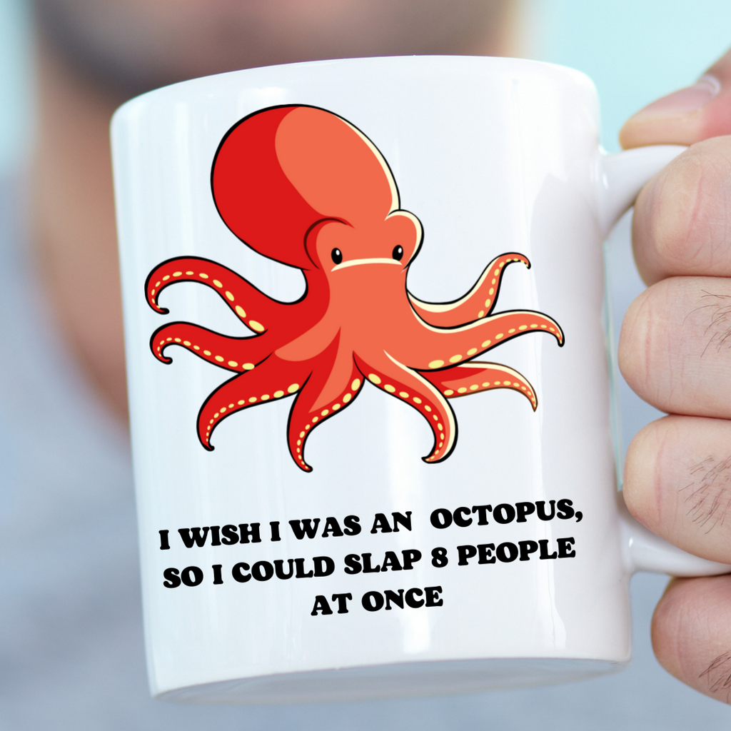 Taza "Bofetada Pulpo"