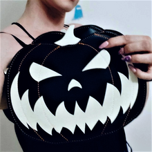 Cargar imagen en el visor de la galería, Bolso cala baza de Halloween con dos caras y ¡brilla en la oscuridad!