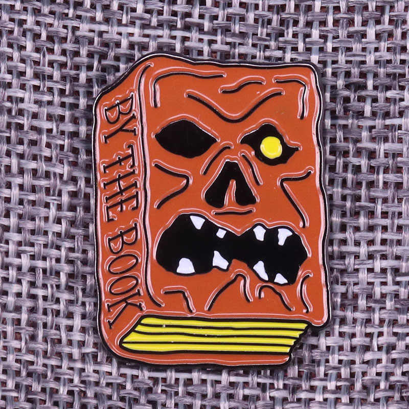 Necronomicon Book Pin Badge