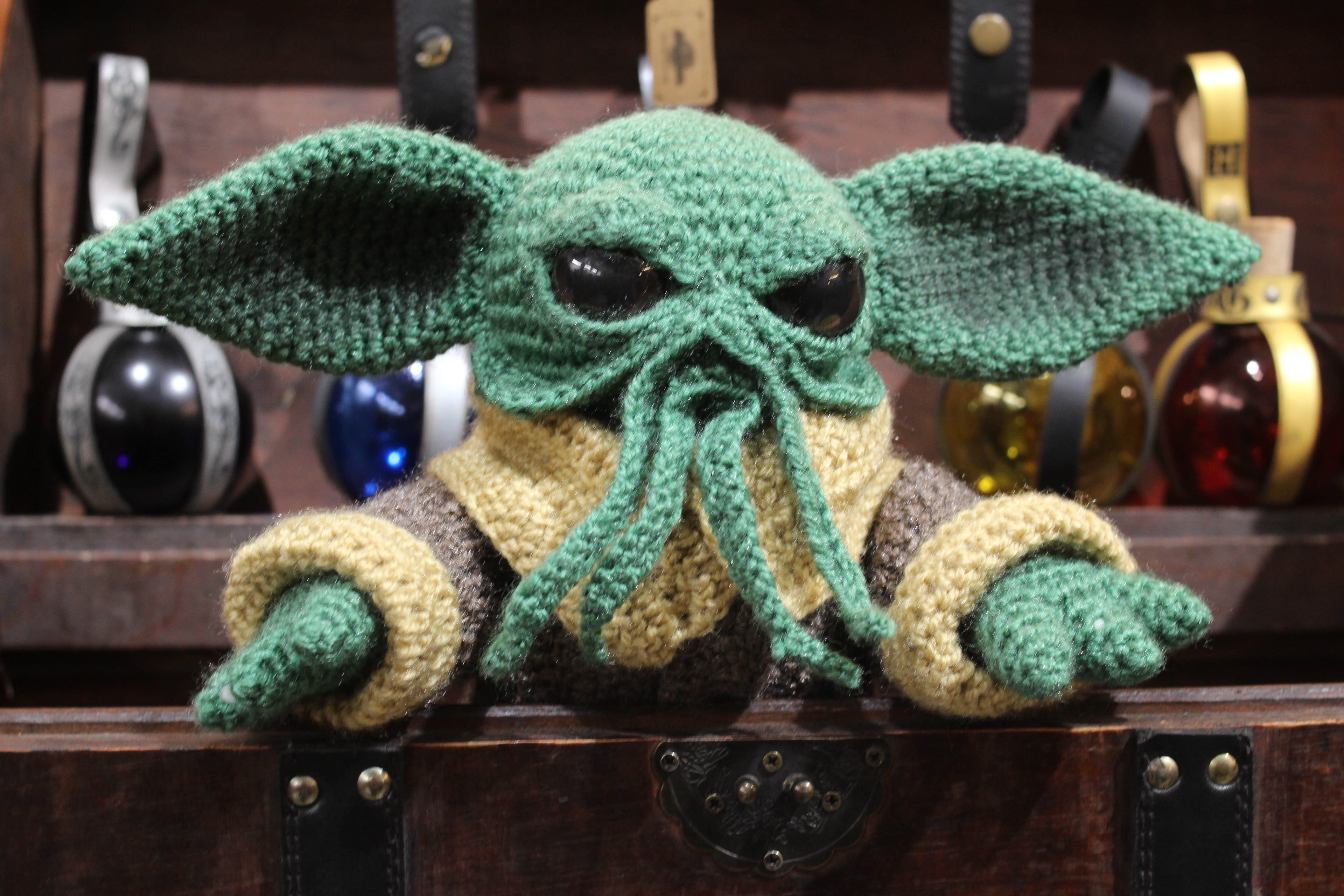 Baby Ythulhu wooldoll