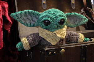 Baby Yoda de lana by Kutuleras