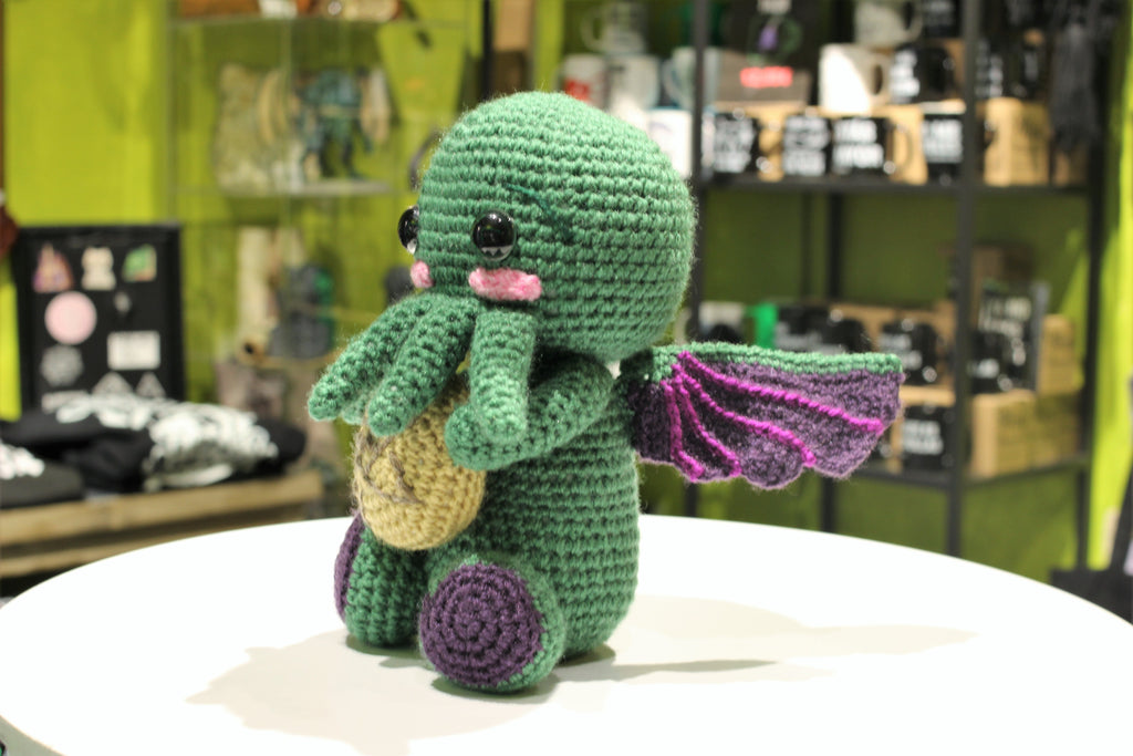 Cthulhu with cookie wool Doll amigurumi
