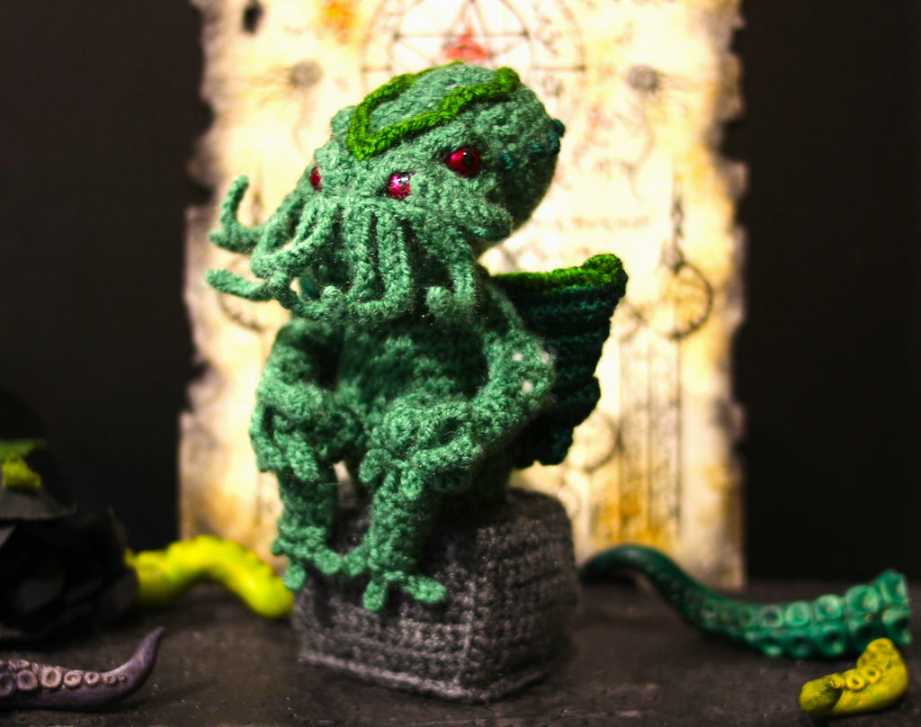 Cthulhu Wool Statue
