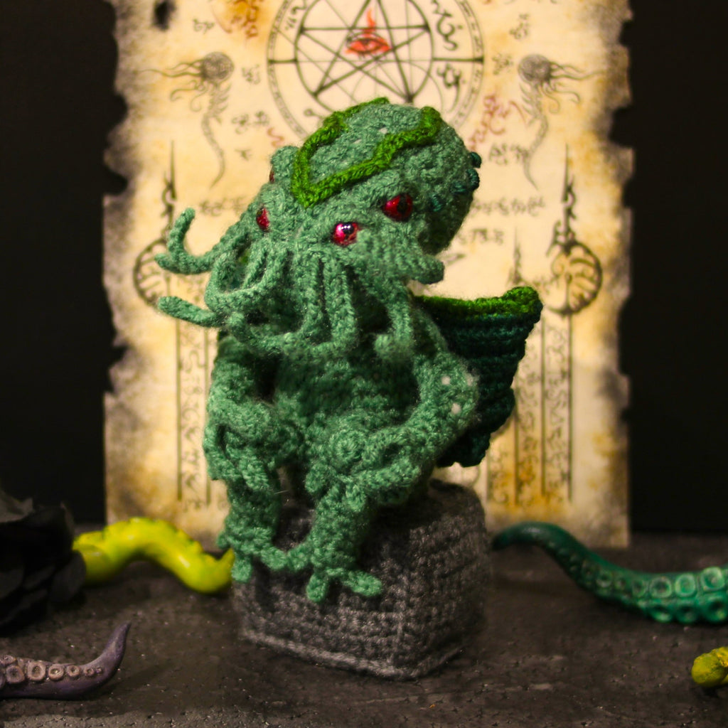 Cthulhu Wool Statue