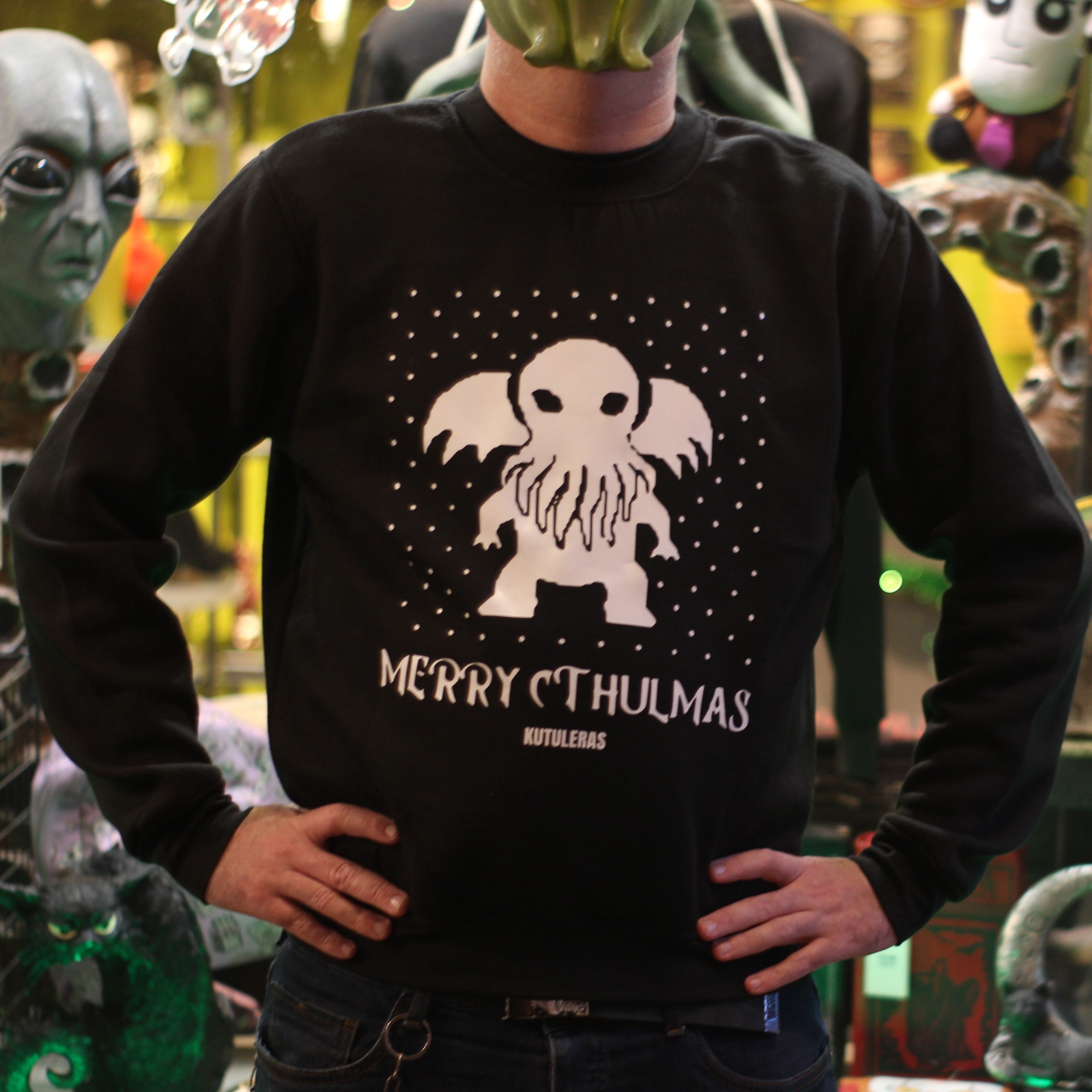 Christmas jumper "Merry cthulmas"