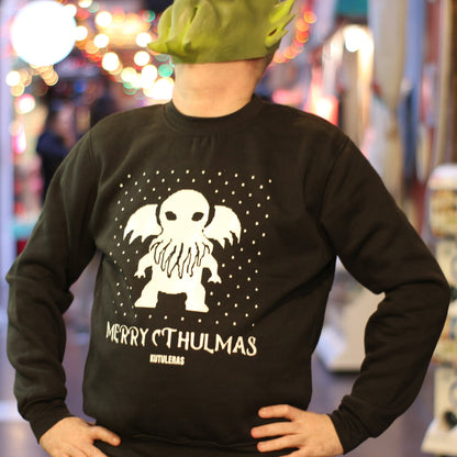Christmas jumper "Merry cthulmas"