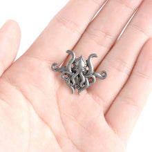 Load image into Gallery viewer, Metal Cthulhu Pin Badge