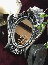 Cargar imagen en el visor de la galería, Raven Skull Victorian Mirror