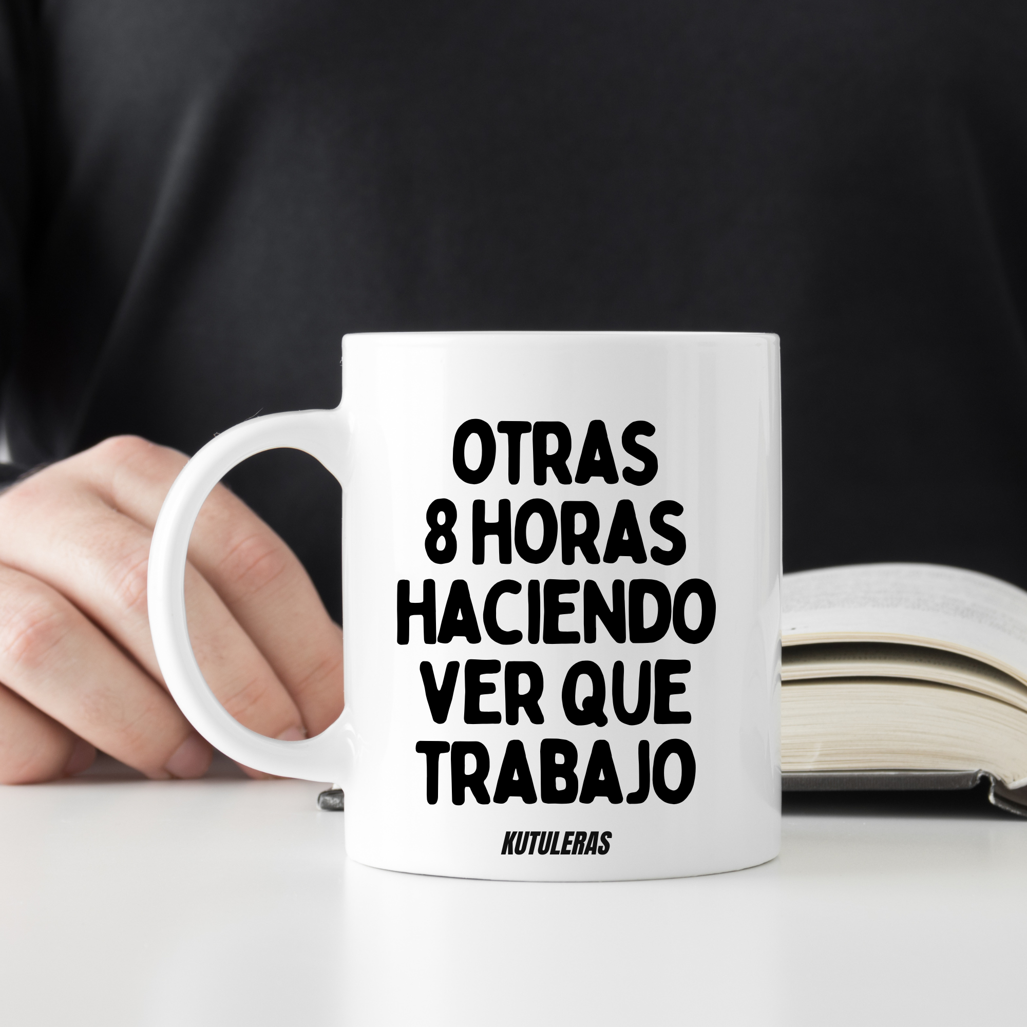 Taza "Haciendo ver que trabajo""