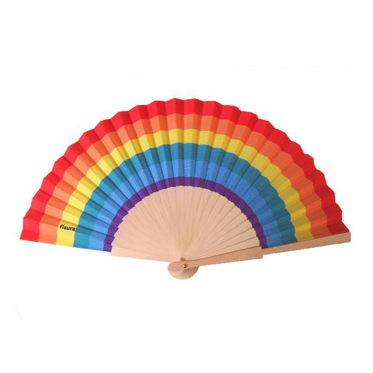 Hand Fan "Arcoiris"