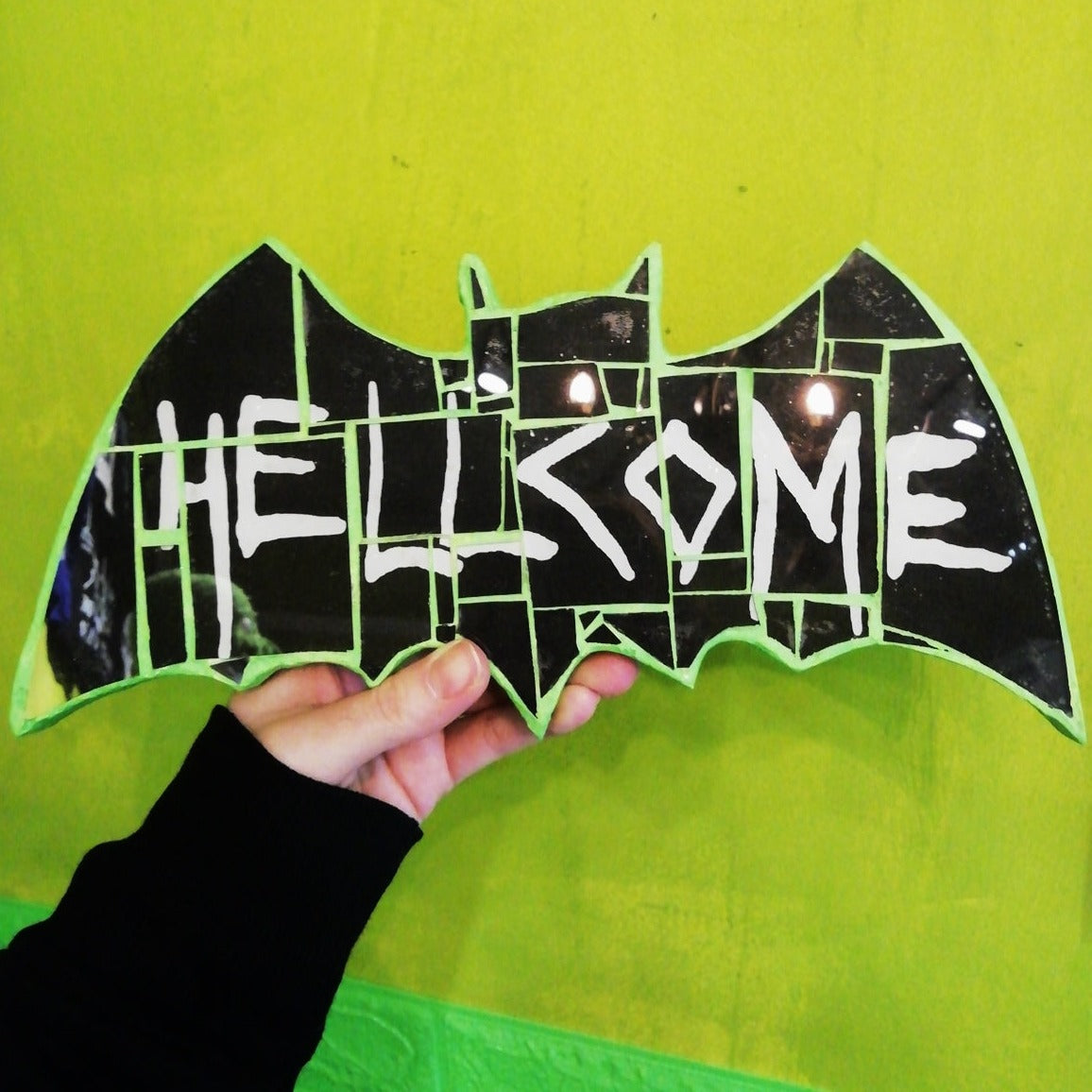 Wall Mosaic "Hellcome Bat"