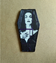 Load image into Gallery viewer, Coffin Glass mosaic magnet  &quot;Vampire&quot;