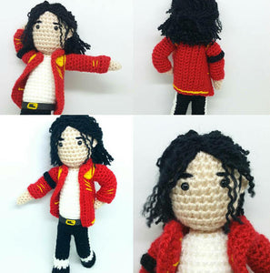 Muñeco de lana Michael Jackson