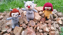 Load image into Gallery viewer, Where the wild things Are Party Wool Dolls