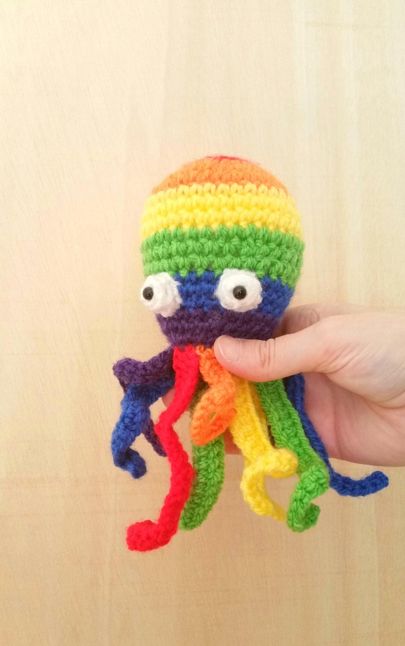 Muñeco Pulpo multicolor