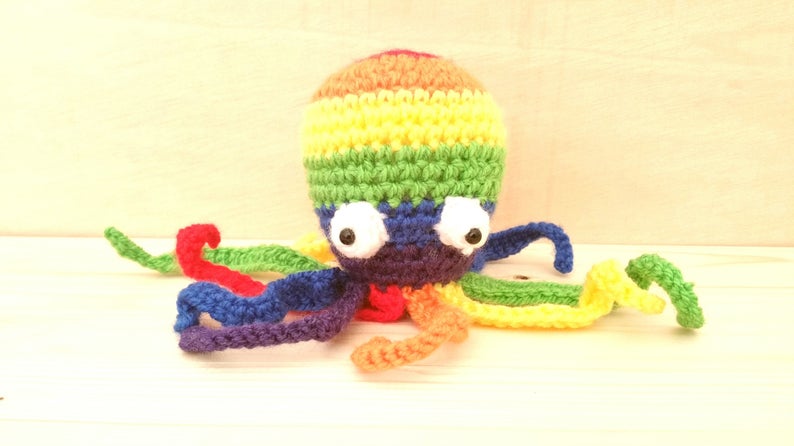 Muñeco Pulpo multicolor