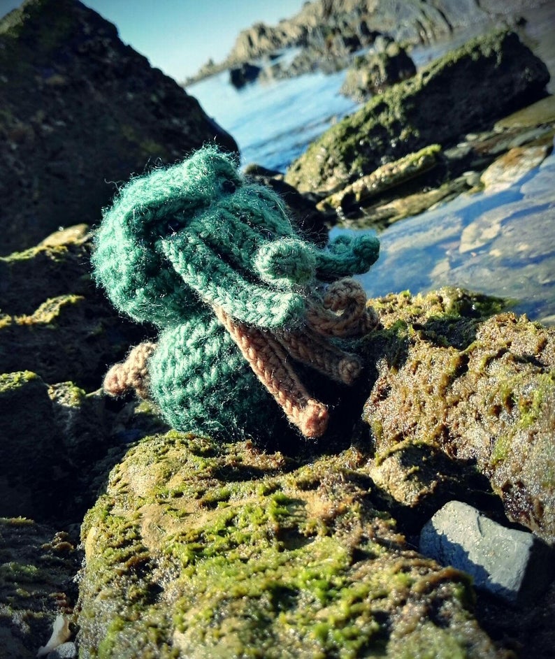 Cthulhu wool Doll amigurumi