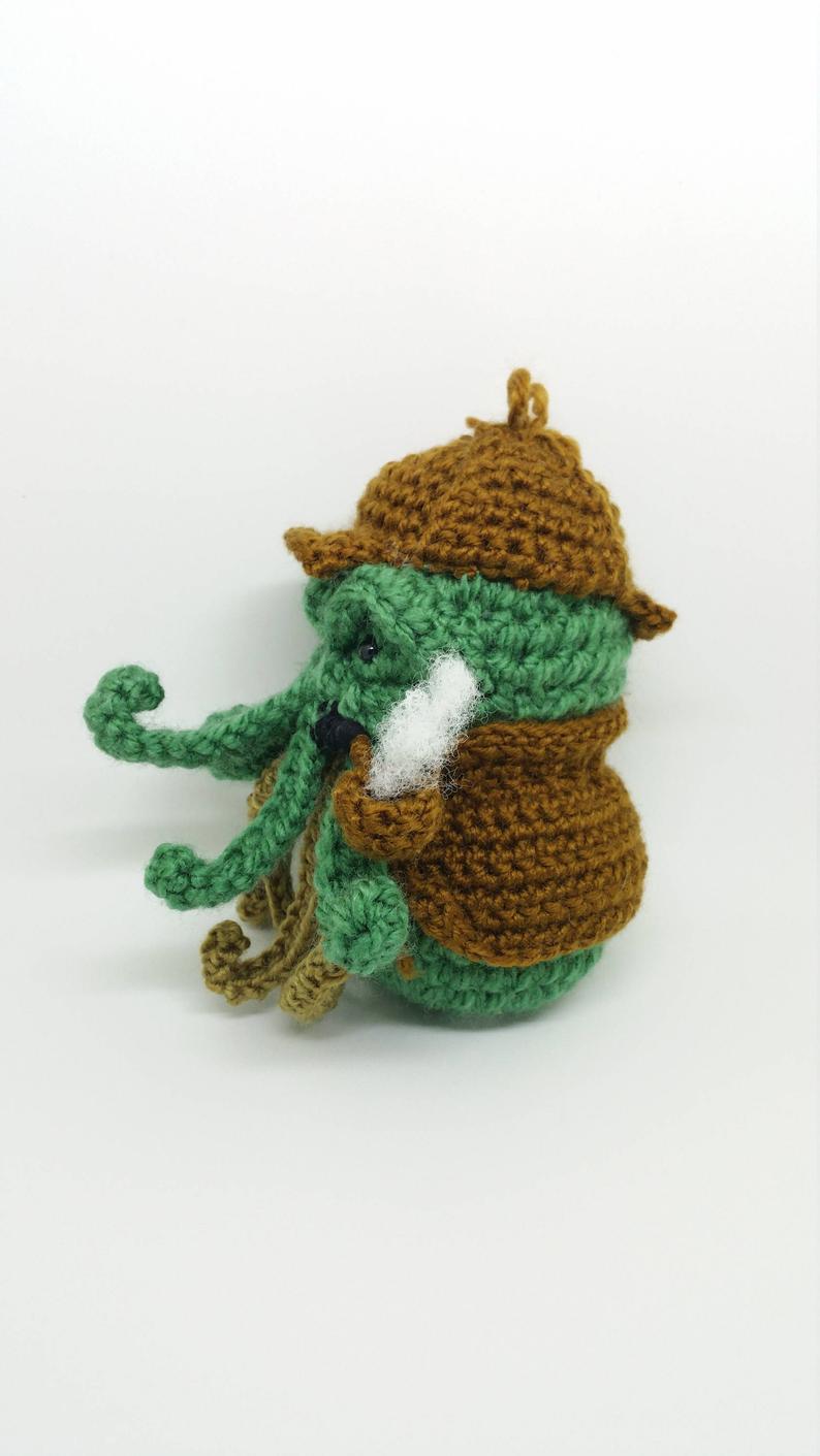 Sherlock holmes Cthulhu Wool Doll