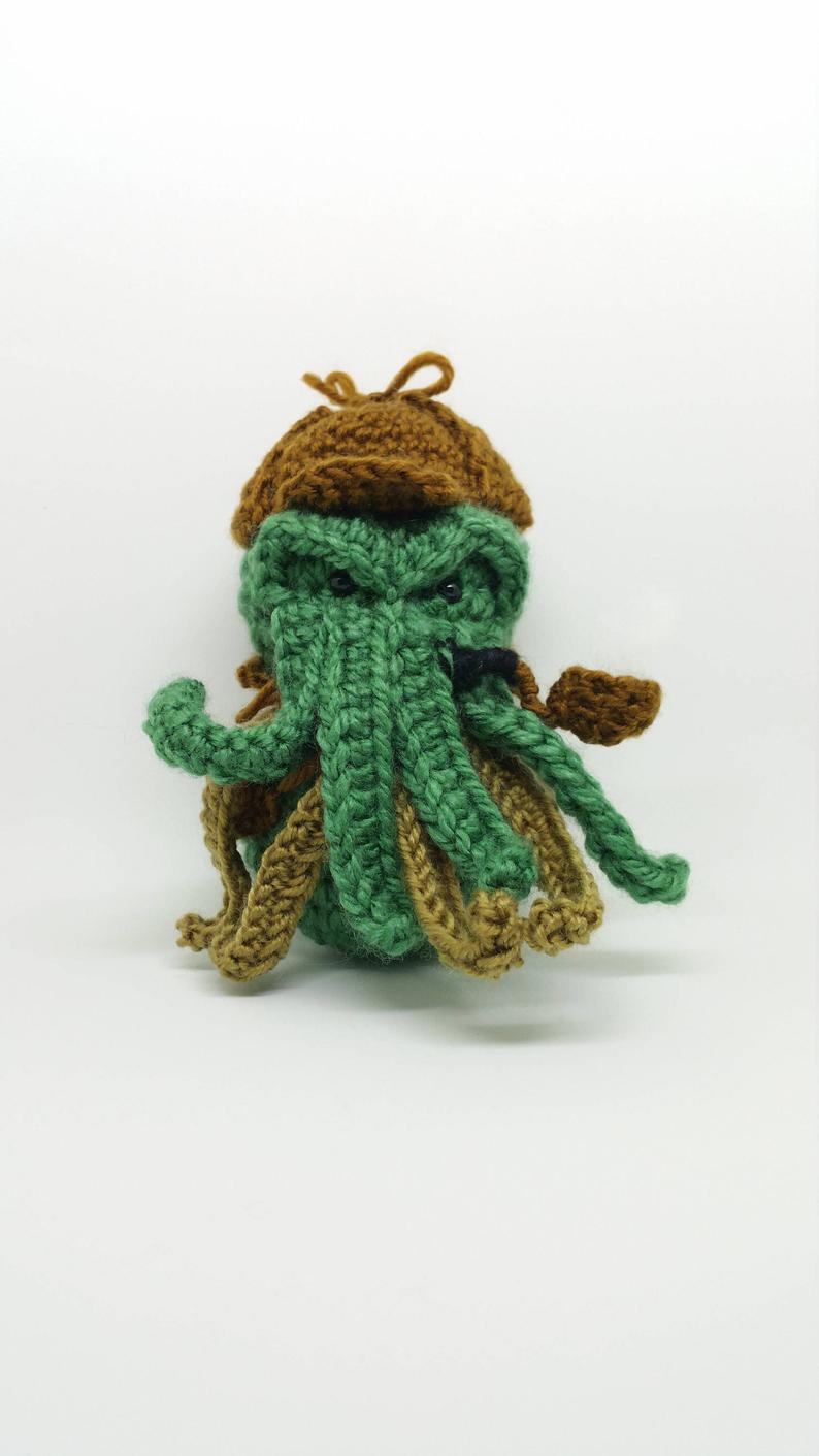 Sherlock holmes Cthulhu Wool Doll